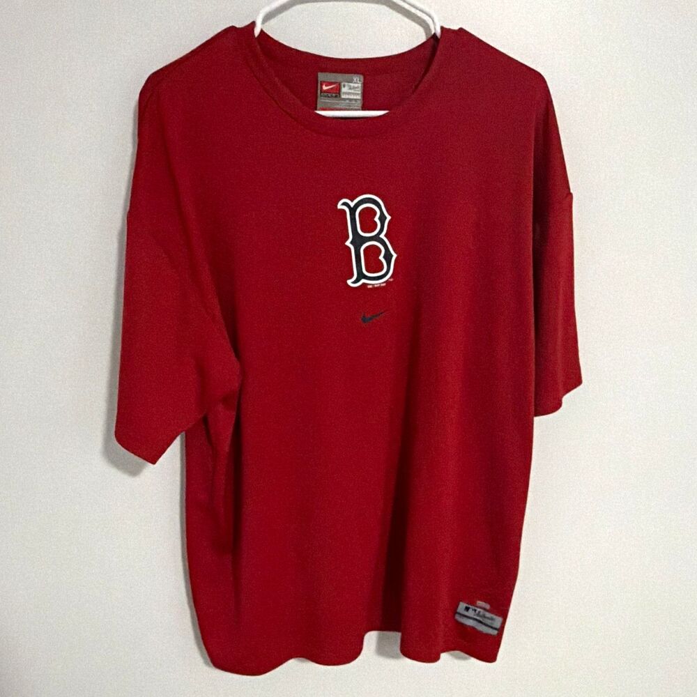 Nike for dry Boston Red Sox MLB Authentic Collection Red Shirt, Size XL